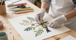 Lifelike Birds Emerge From Foliage In Painted Paper Reliefs By The Paper Ark