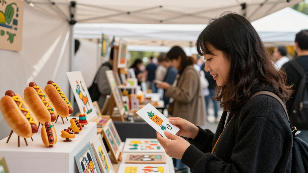 A Tiny Hot Dog Art Show And Other Treasures At Affordable Art Fair