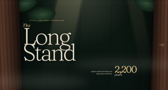 The Long Stand — 2,200 Years in a Giant Sequoia — Scroll-Based Visualization (FABLE/175, room 96)