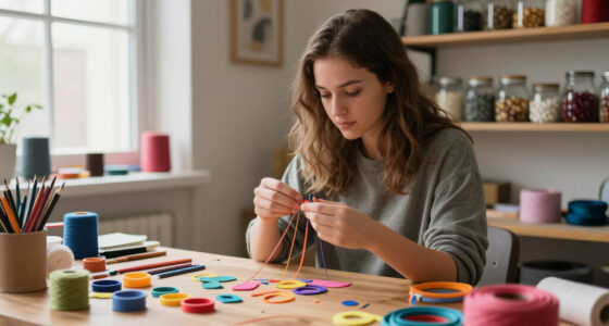 Hannah Beuchler Loops Thousands Of Colorful Loom Bands Like Brushstrokes