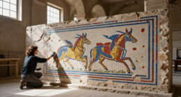The Breathtaking Sight Of Ancient Rome's Largest Surviving Wall Mosaic