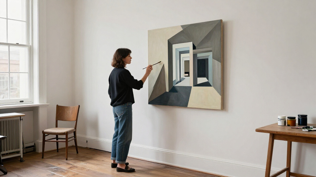 Ann Toebbe’s Skewed Paintings Transform Architectural Spaces Into Cherished Places