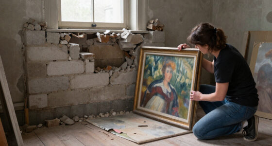 Stolen Renoir Paintings Found Hidden, And Damaged, Behind Cinder Block Wall