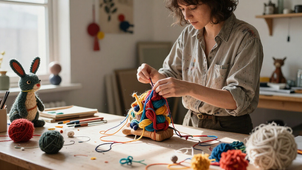 Woo Jin Joo Conjures Mythic Tales From Uncanny Sculptures Of Fiber And Found Objects